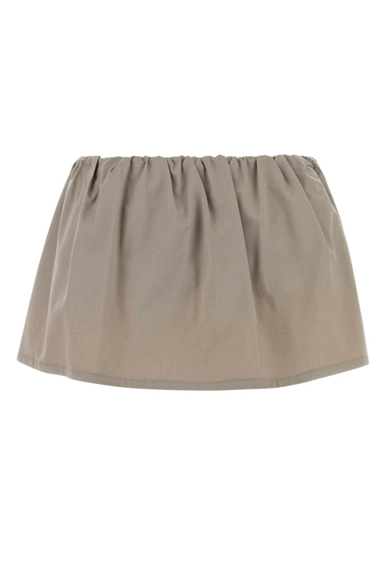 Khaki Logo Mini Skirt 2