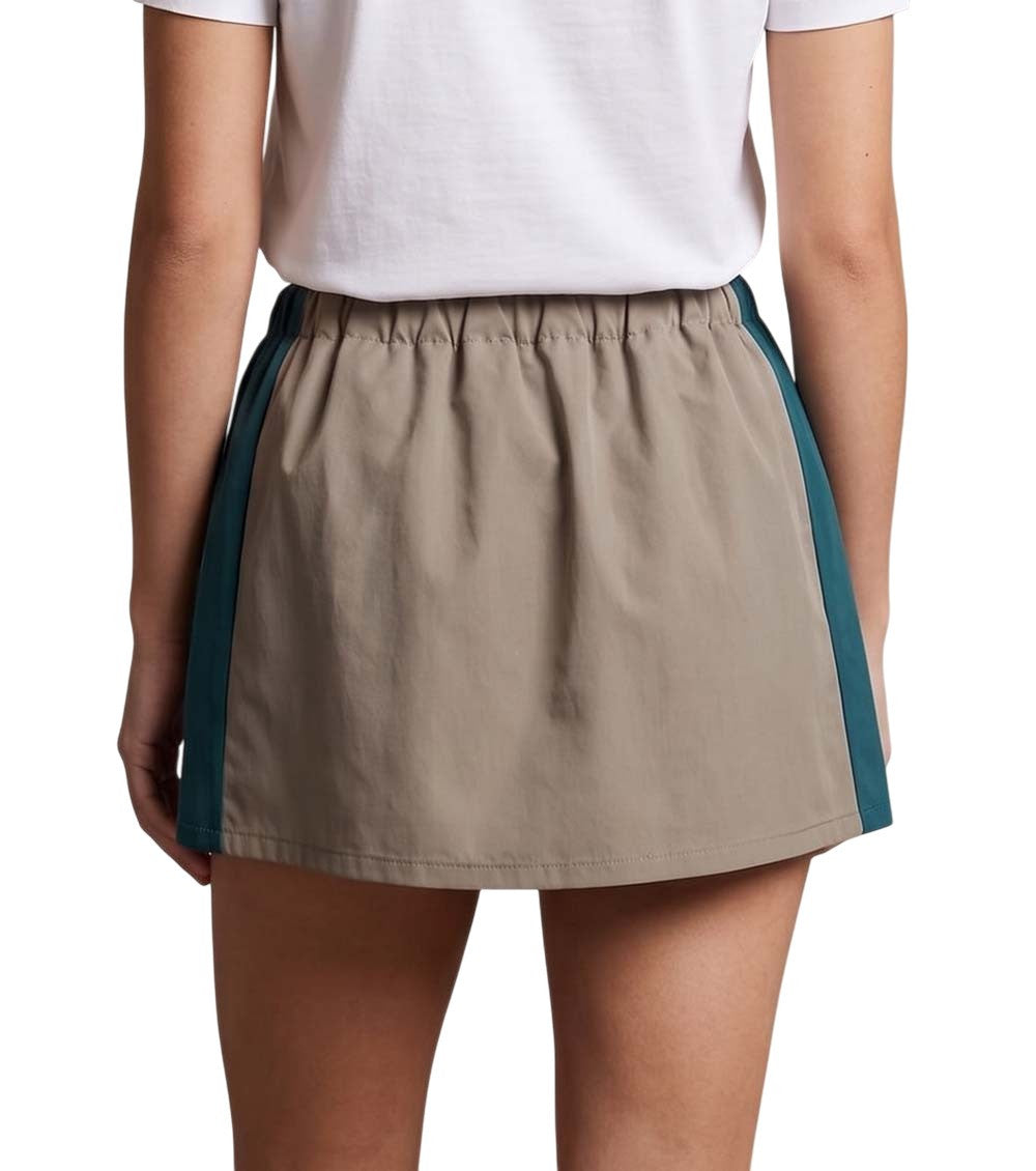 Khaki Logo Mini Skirt 4
