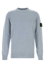 Grey Knitted Crew Neck Sweater 1