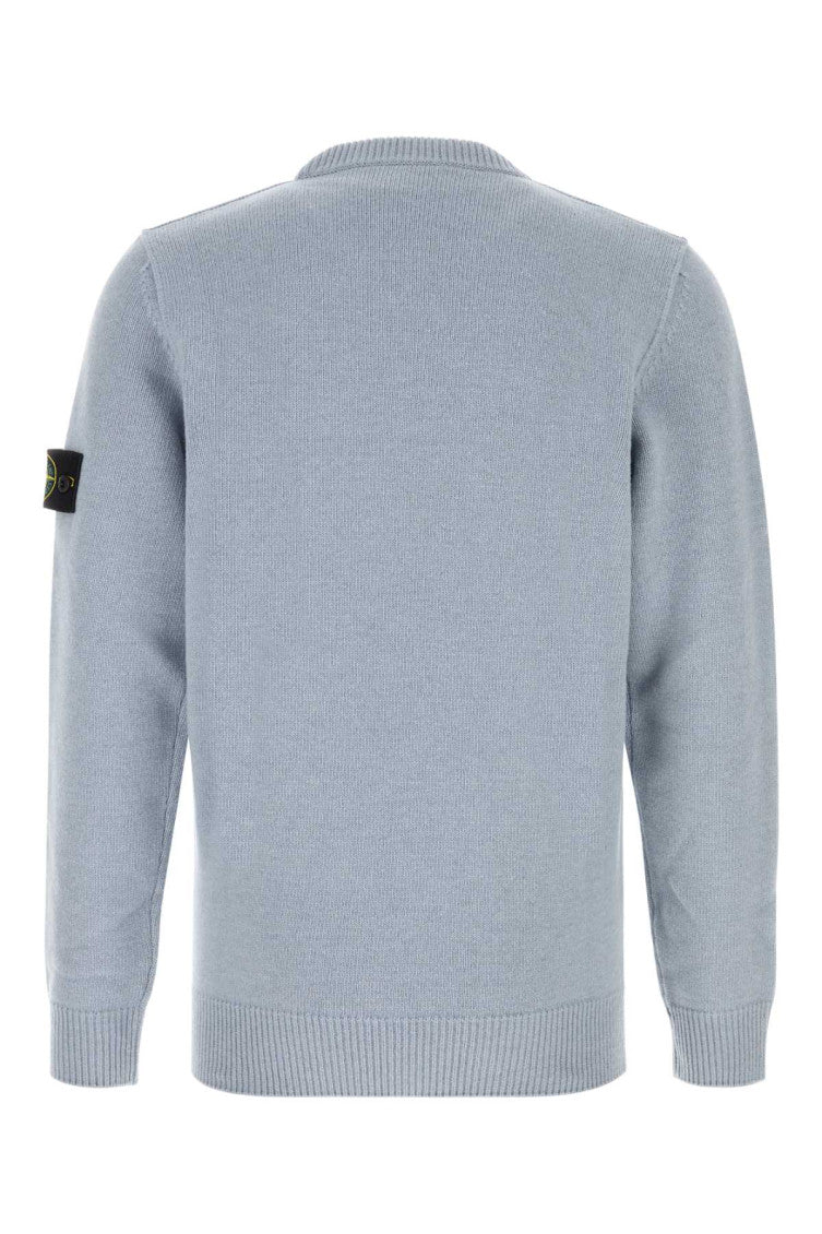Grey Knitted Crew Neck Sweater 2