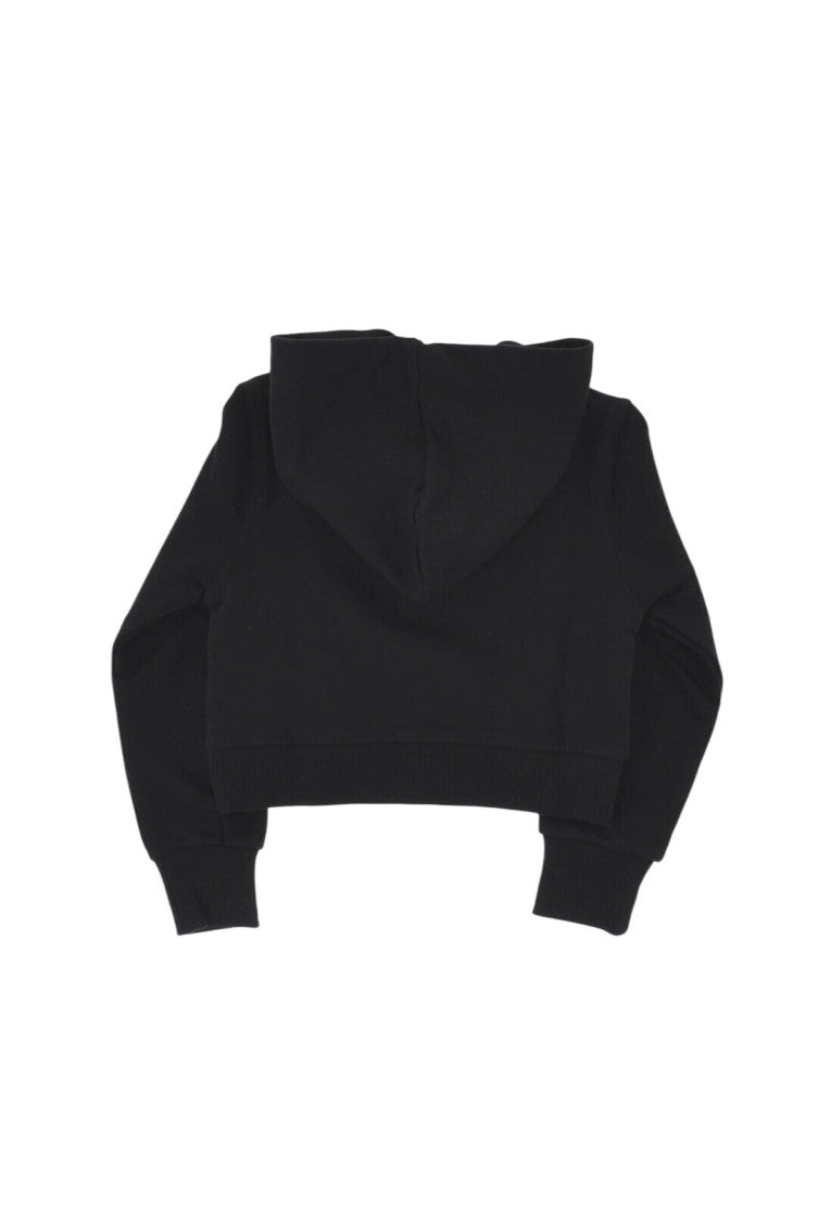 Girls Black Graphic Hoodie 2