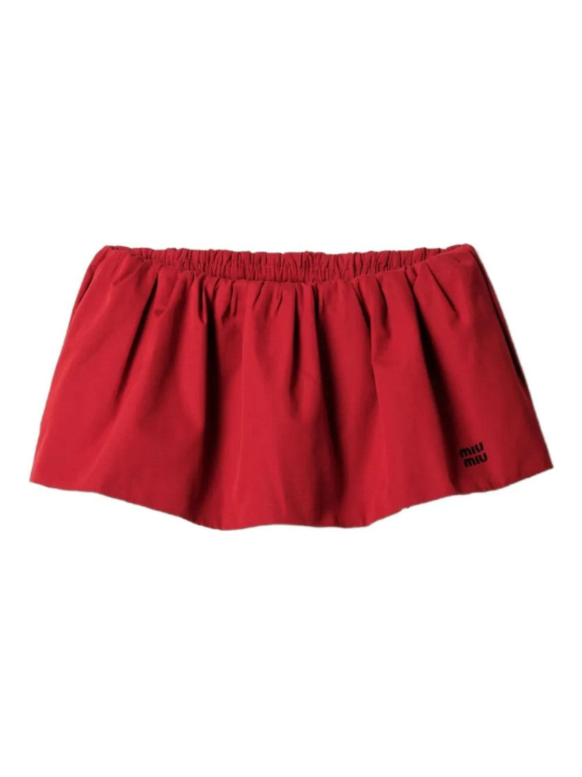 Red Logo Mini Skirt 1