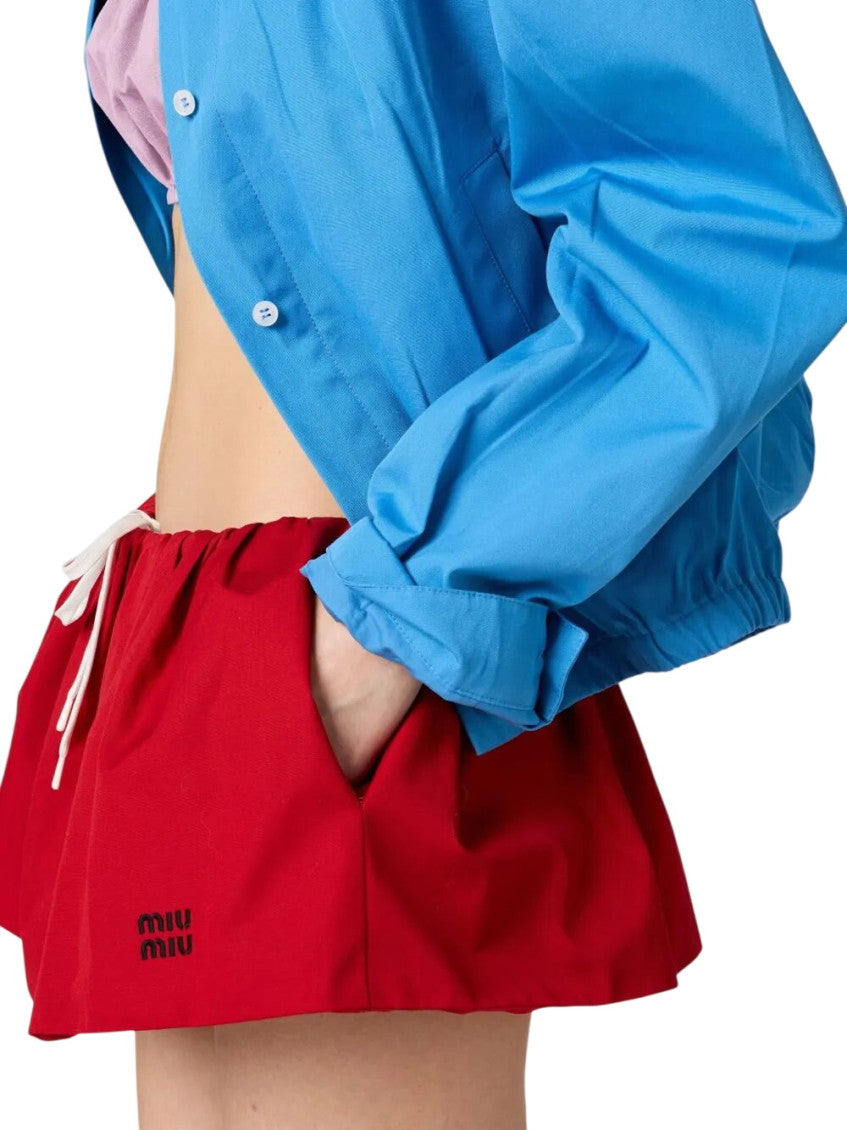 Red Logo Mini Skirt 3