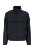 Dark Navy Mock Collar Jacket 1