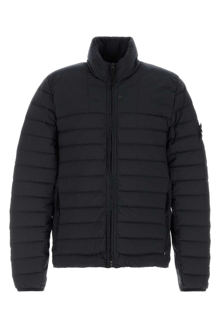 Dark Navy Quilted Jacket 1