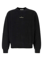 Black Oversized Logo Sweatshirt 1