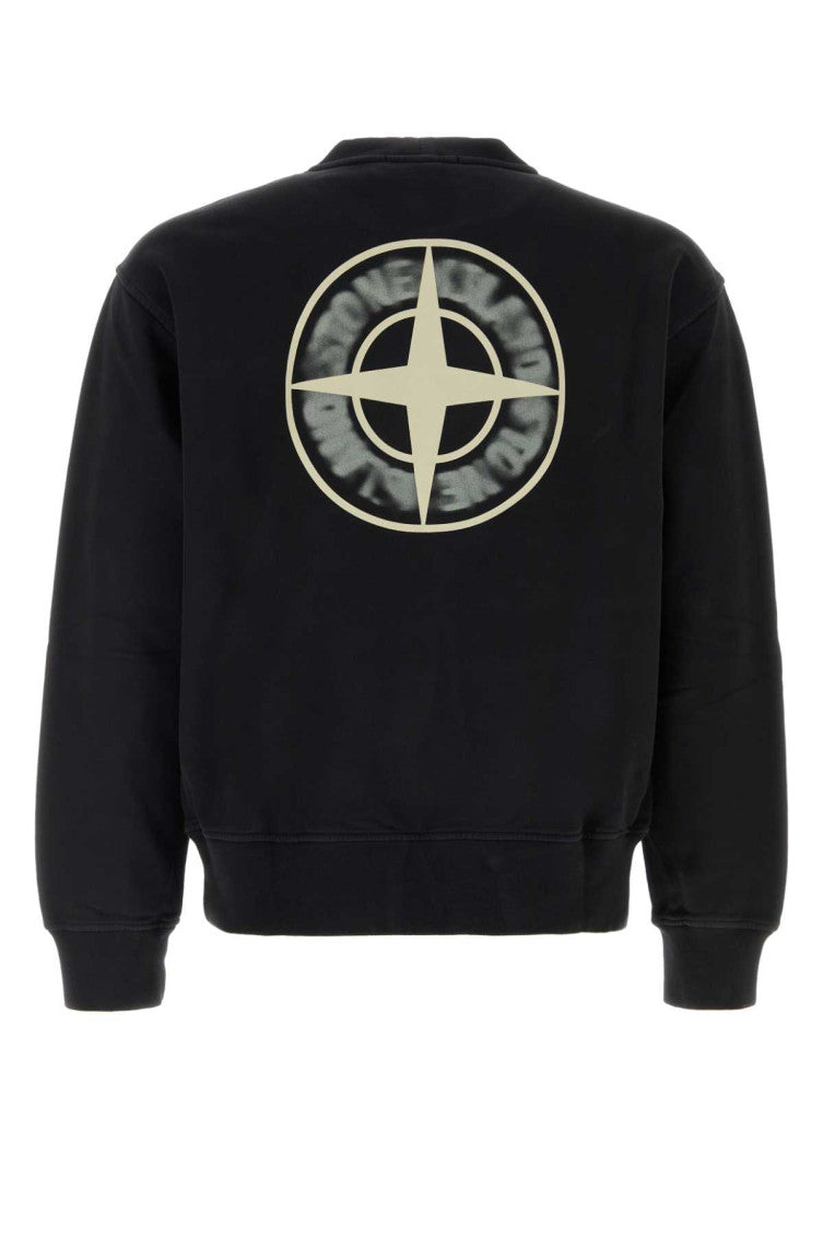 Black Oversized Logo Sweatshirt 2