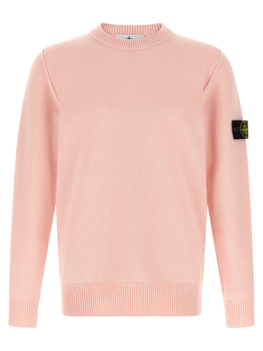 Pink Regular Crew Neck Sweater 1