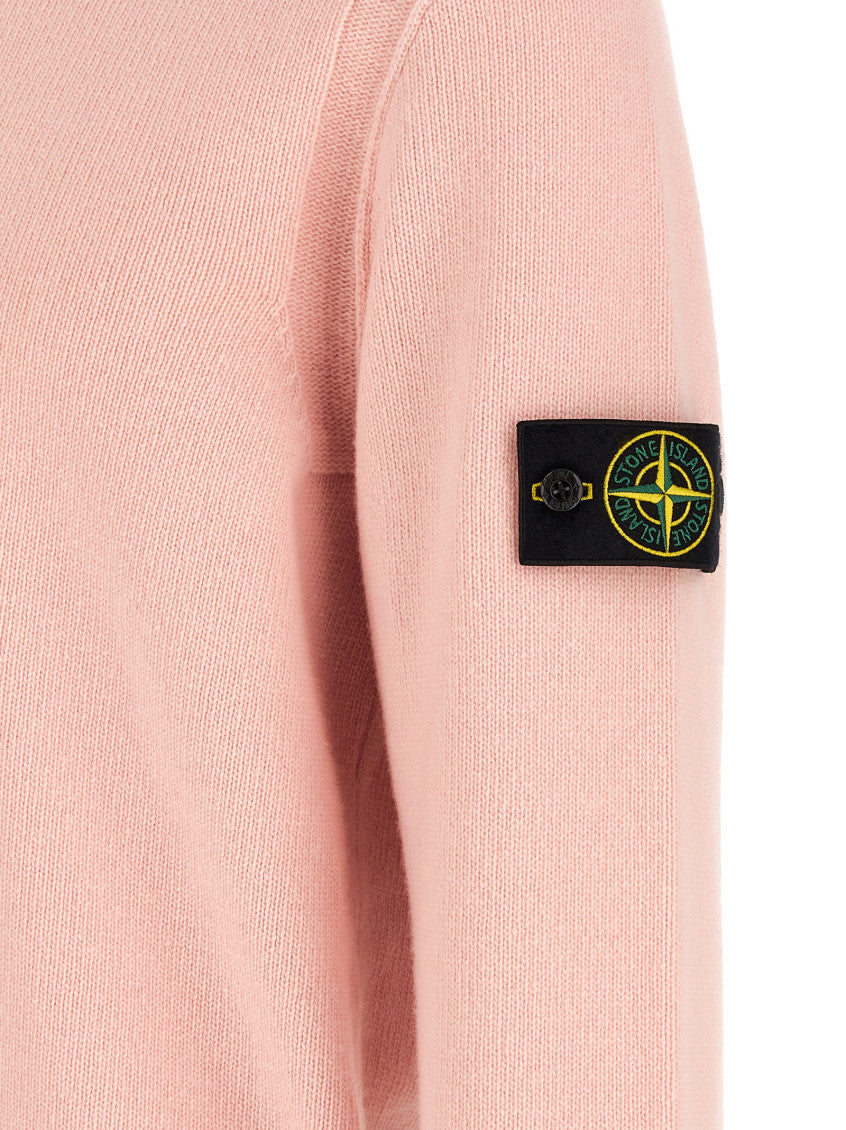 Pink Regular Crew Neck Sweater 4