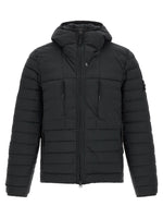 Black Quilted Hood Jacket 1