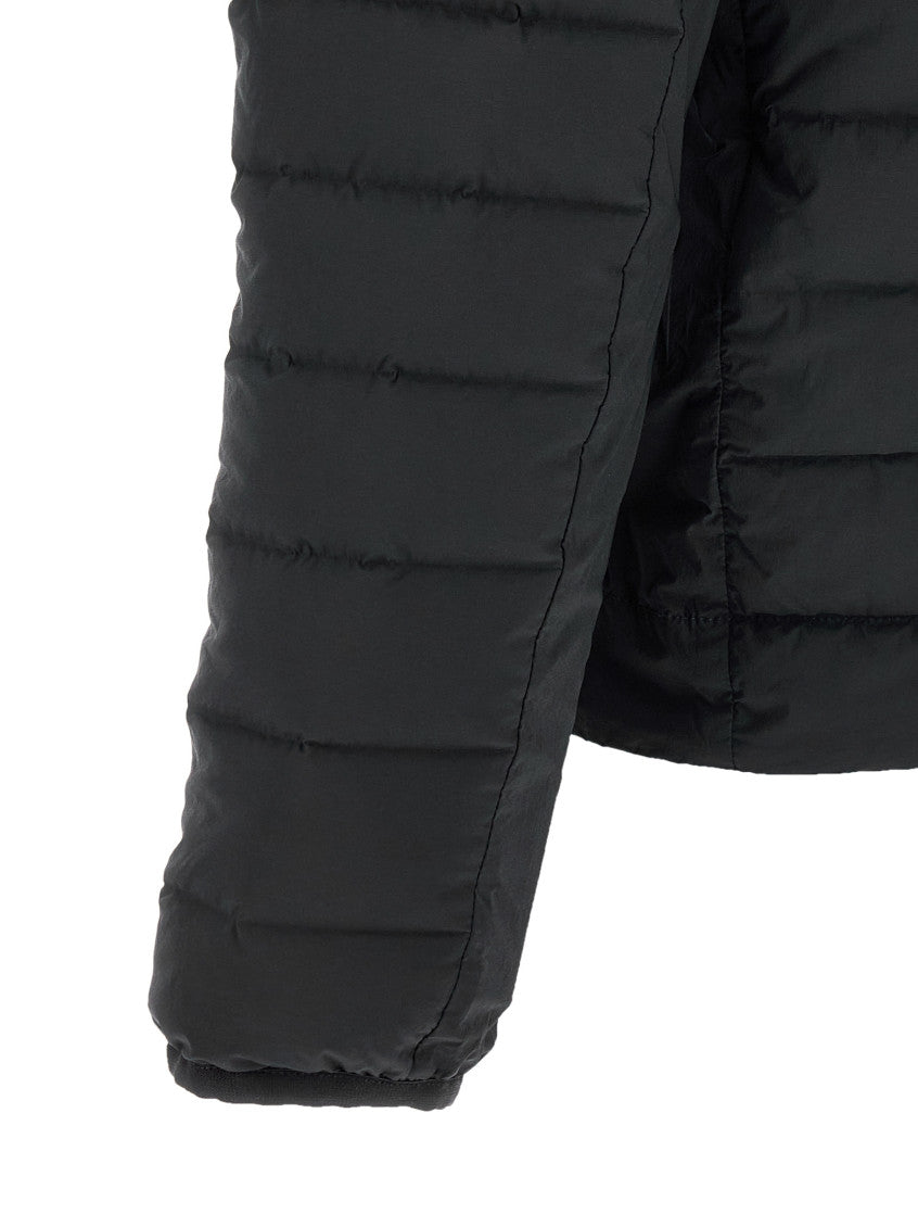 Black Quilted Hood Jacket 4