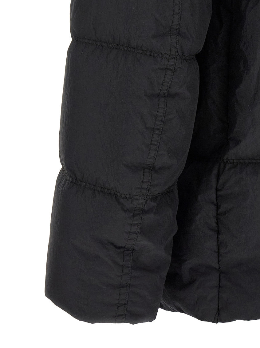 Blue Quilted Hood Jacket 4