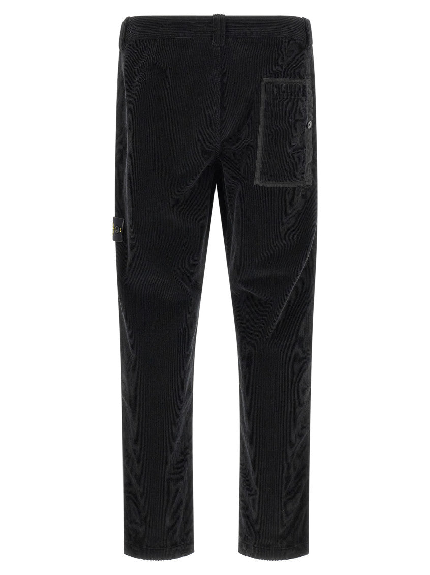 Black Regular Chino Trousers 2
