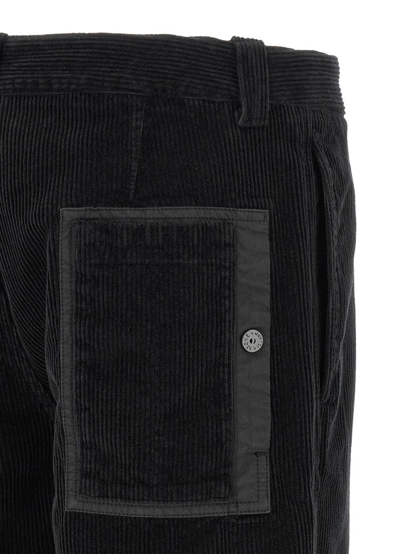 Black Regular Chino Trousers 4