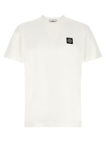 White Logo Crew Neck T-Shirt 1