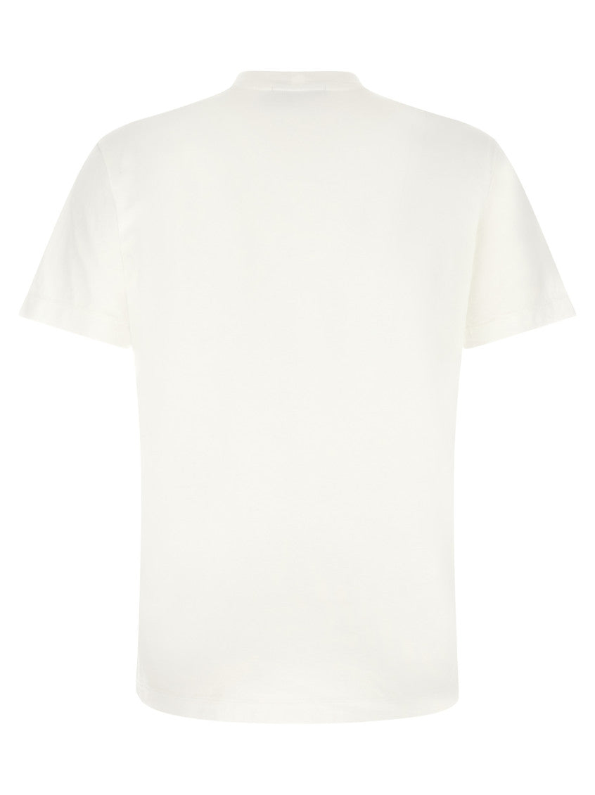 White Logo Crew Neck T-Shirt 2