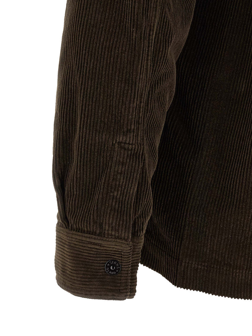 Brown Corduroy Overshirt 4