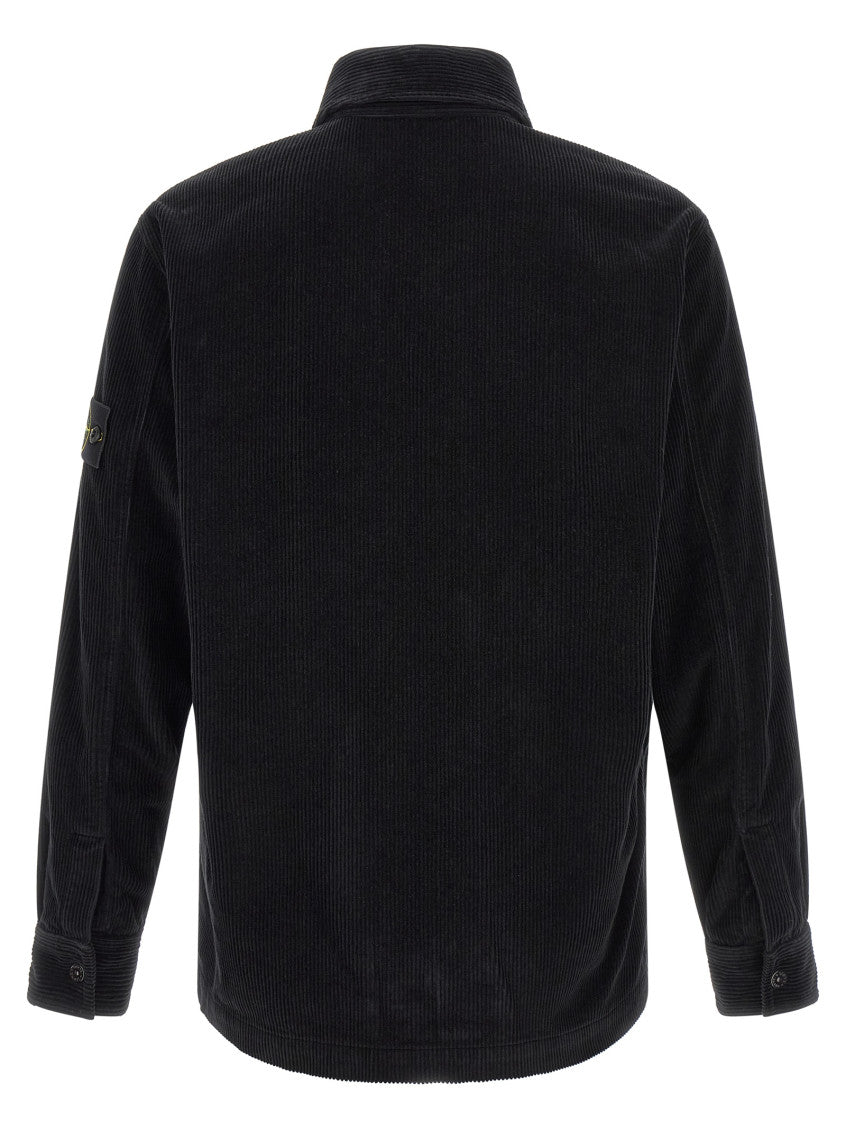 Black Corduroy Overshirt 2