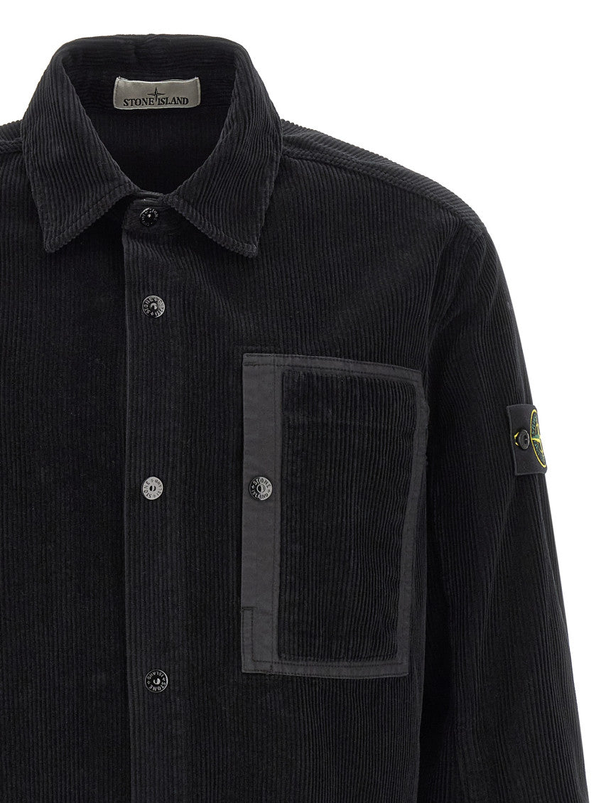 Black Corduroy Overshirt 3