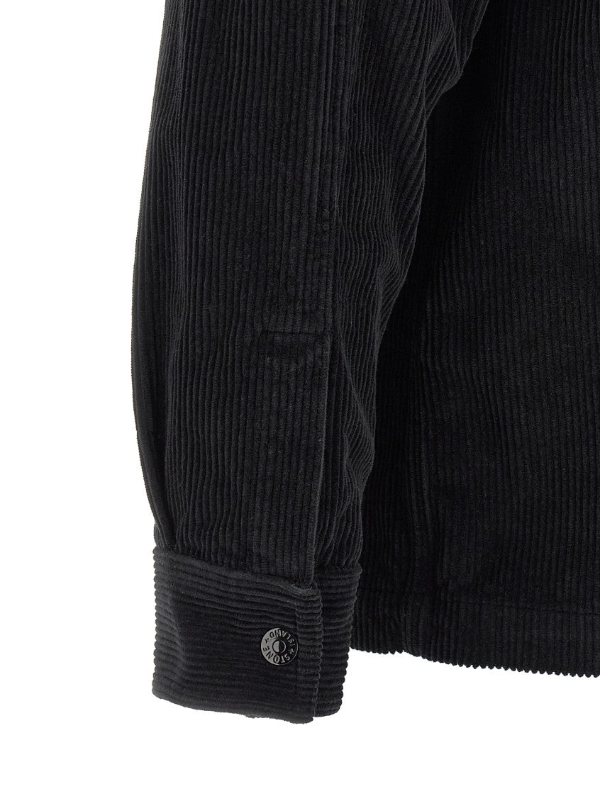 Black Corduroy Overshirt 4