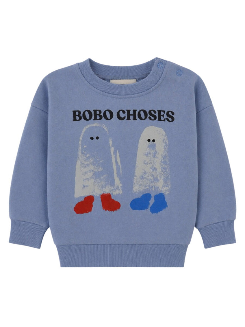Babies Blue Graphic Sweatshirt 1