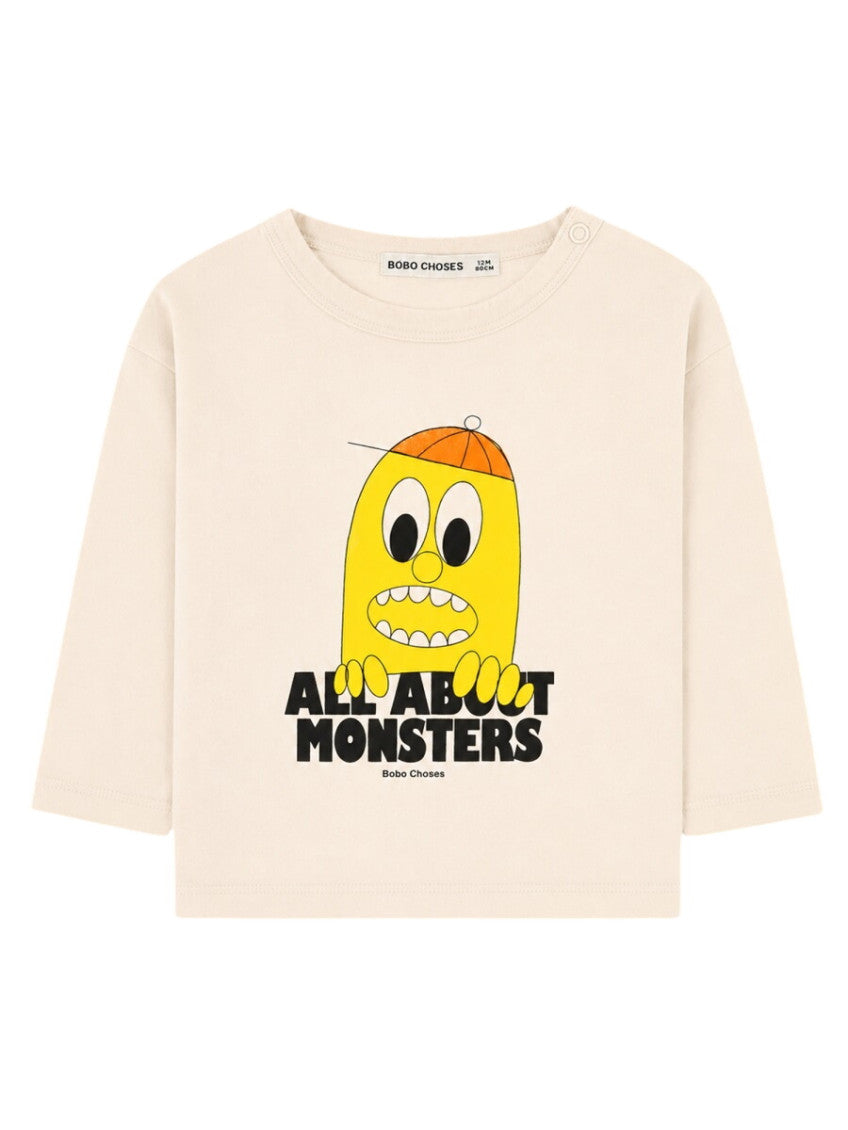 Babies Beige Graphic T-Shirt 1