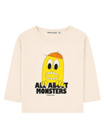 Babies Beige Graphic T-Shirt 1