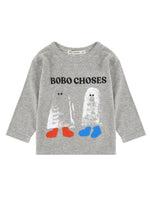 Babies Grey Graphic T-Shirt 1