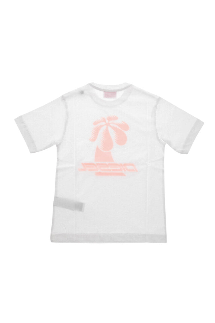 Boys White Graphic T-Shirt 2