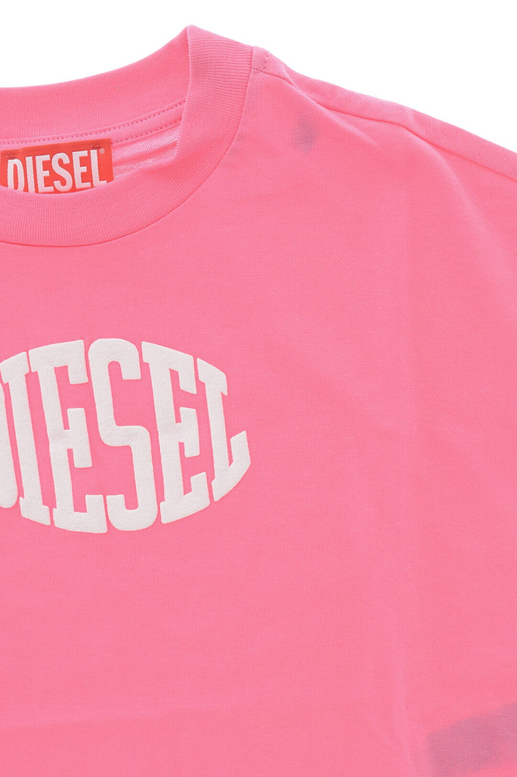 Girls Pink Logo T-Shirt 3