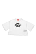Girls White Logo T-Shirt 1