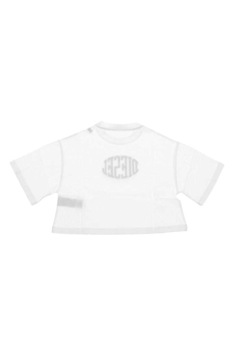 Girls White Logo T-Shirt 2