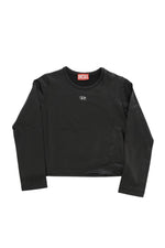 Girls Black Logo T-Shirt 1