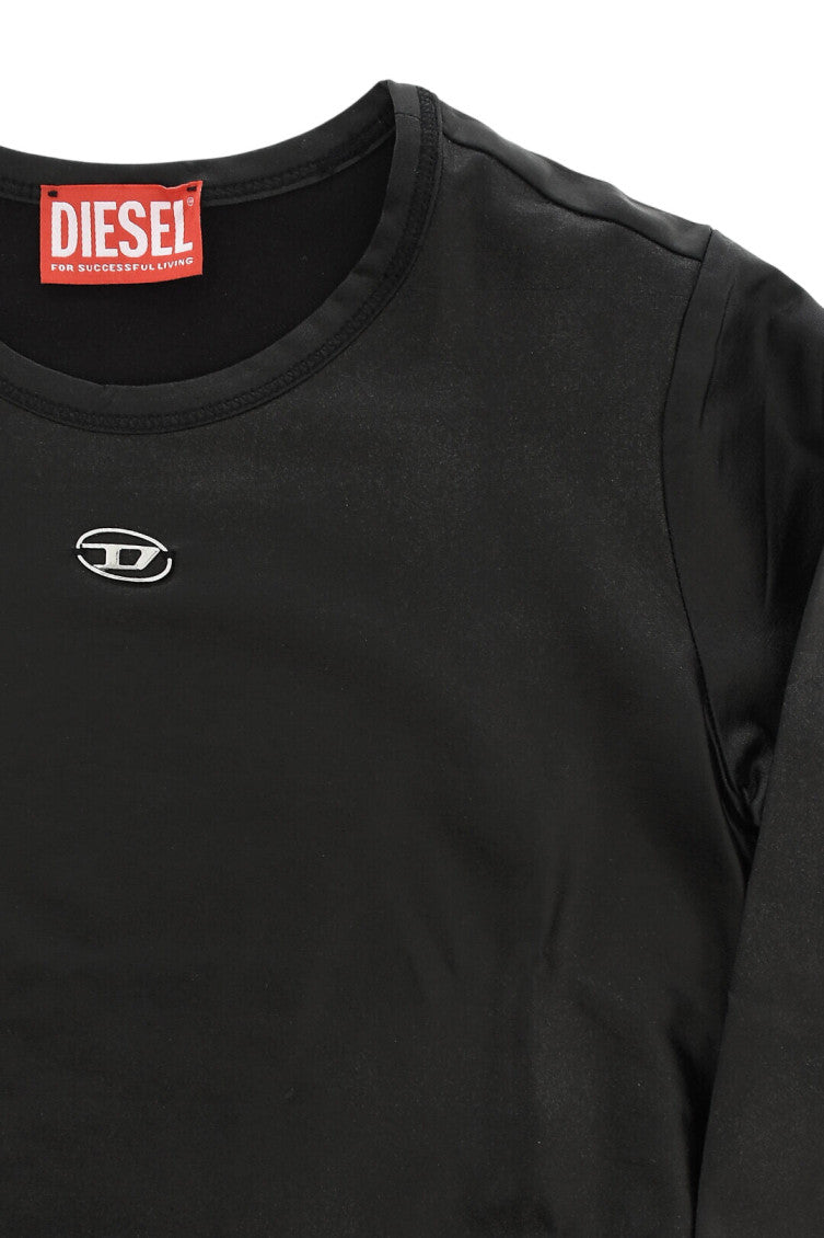 Girls Black Logo T-Shirt 3