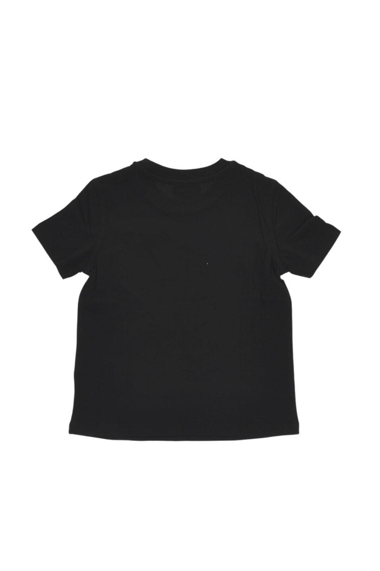 Girls Black Graphic T-Shirt 2