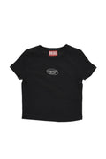 Girls Black Logo T-Shirt 1