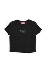 Girls Black Logo T-Shirt 1