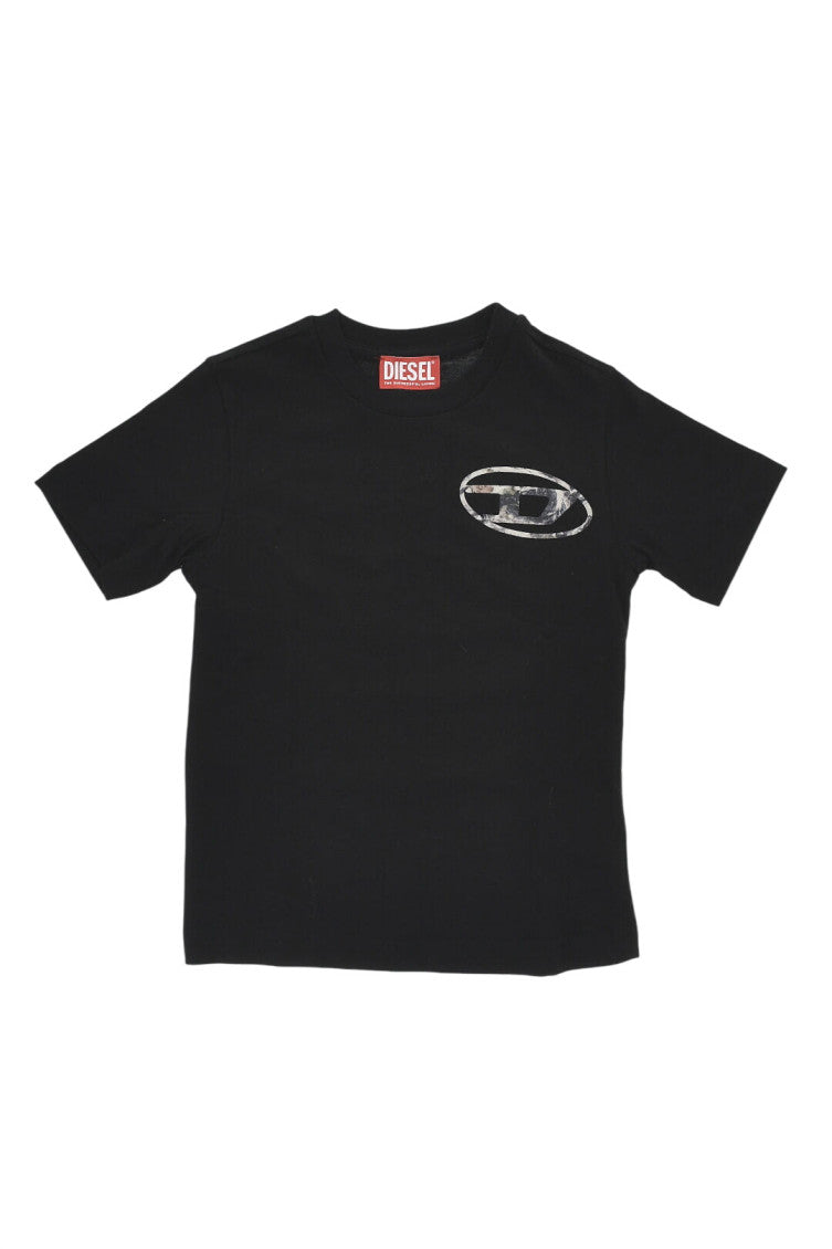 Boys Black Logo T-Shirt 1
