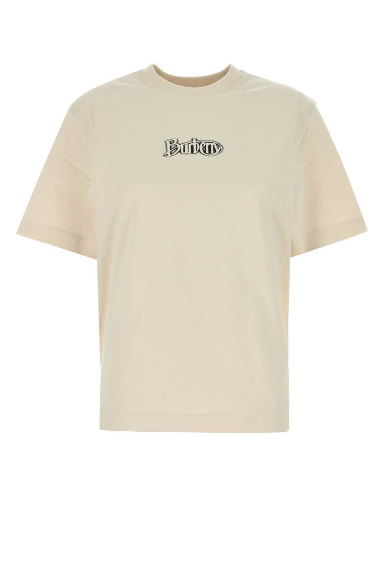 Beige Cotton T-shirt 1
