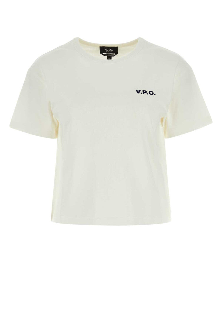 Ivory Cotton T-shirt 1