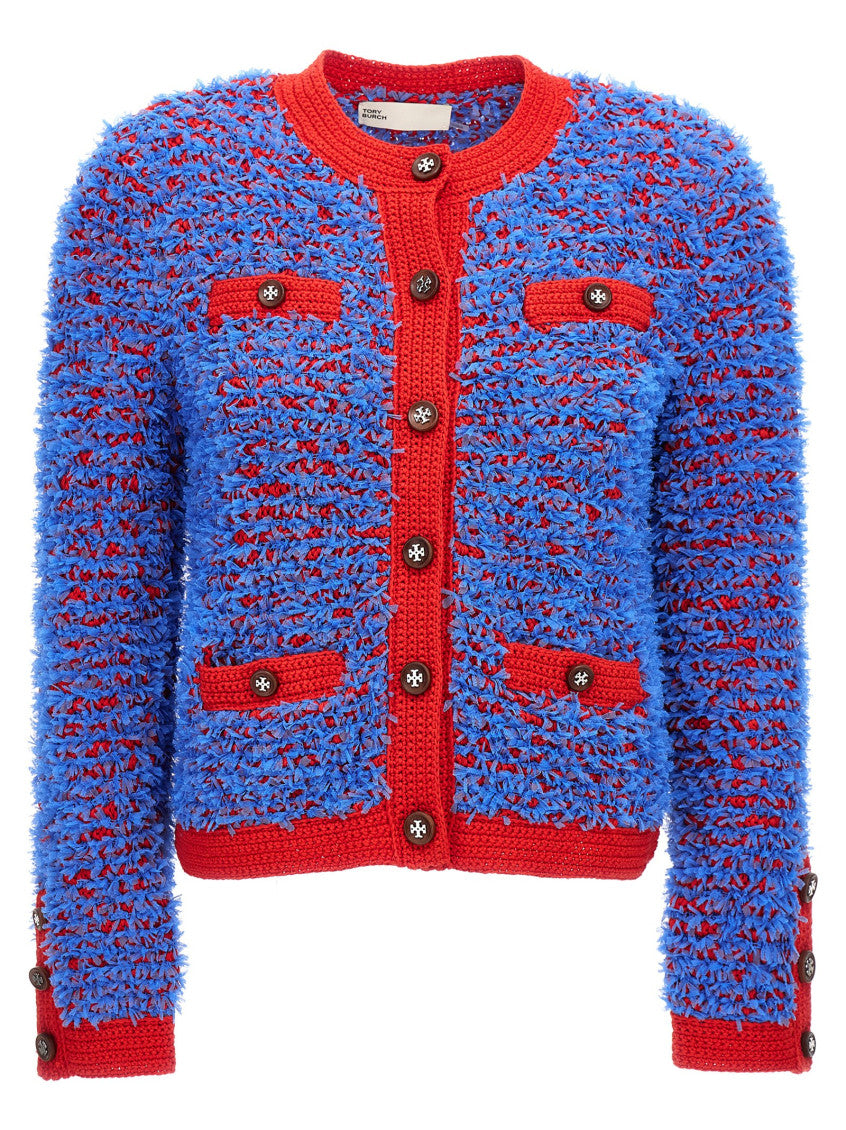 Blue/ Red Kendra Cardigan 1