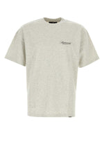 Grey Crewneck Logo Print T-Shirt 1