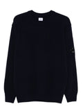 Blue Crewneck Lens Detail Sweater 1