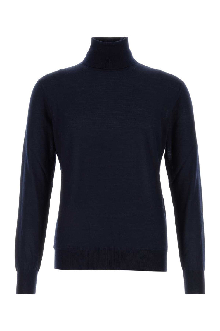 Blue Turtle Neck Sweater 1