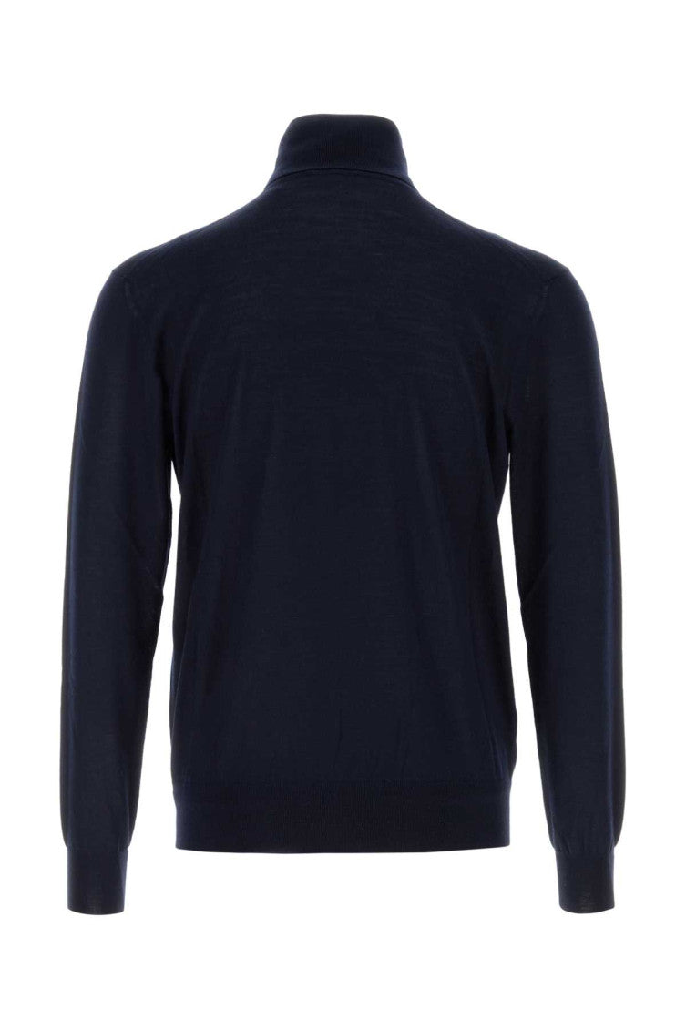 Blue Turtle Neck Sweater 2