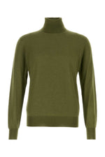 Green Turtle Neck Sweater 1