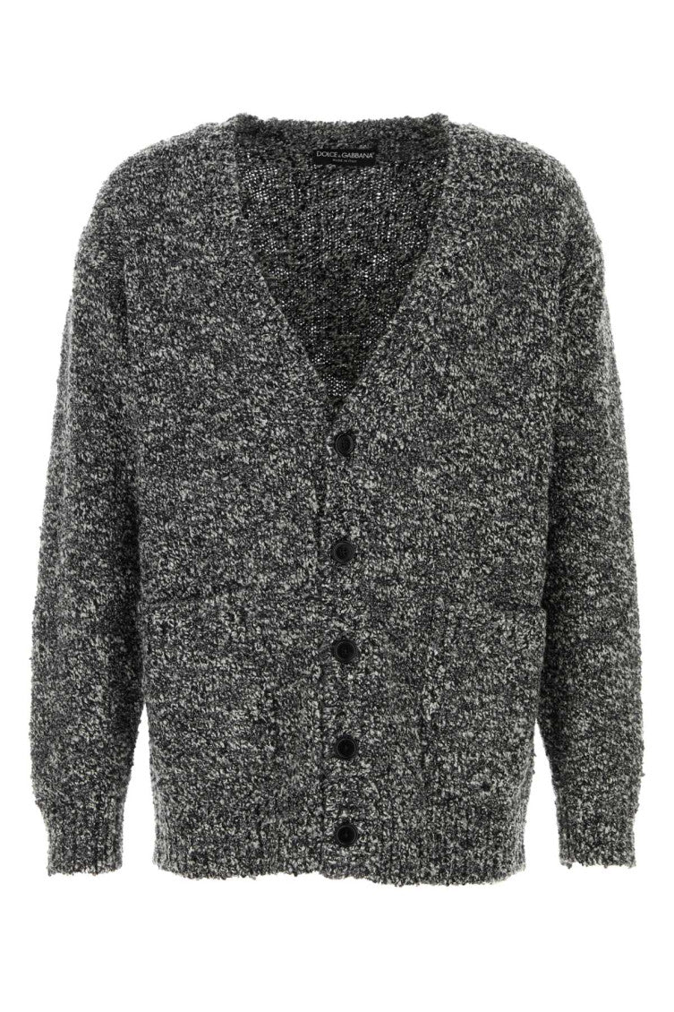 Multi Color V-Neck Textured Cardigan 1