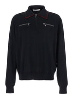 Black Classic Collar Sweater 1