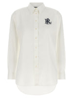 White Regular Embroidered Shirt 1