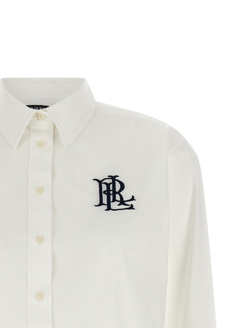White Regular Embroidered Shirt 3